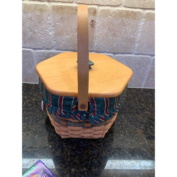 Vintage Longaberger 1997 Christmas Snowflake Basket EUC - Picture 6 of 9